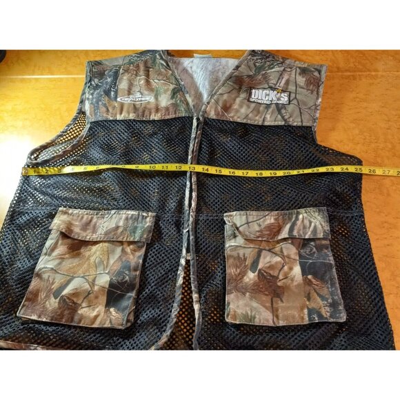 Dick's Sporting Goods Team Realtree Mesh Hunting Vest Remington 2 Pockets Zipper - Picture 9 of 10
